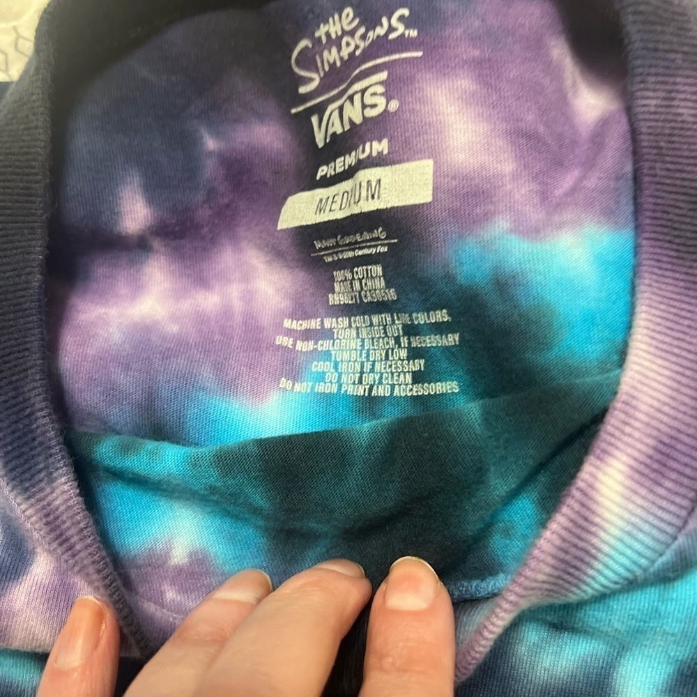 The Simpsons Otto Party Hearty Vans Premium Tie Dye Rare Purple T-Shirt
Size M - Picture 9 of 13